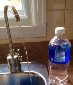 BOTTLED WATER VERSUS HOME FILTER SYSTEM