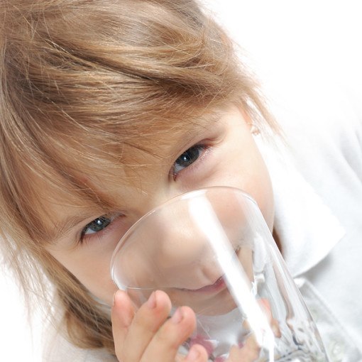 Girl Drinking Clean Water
