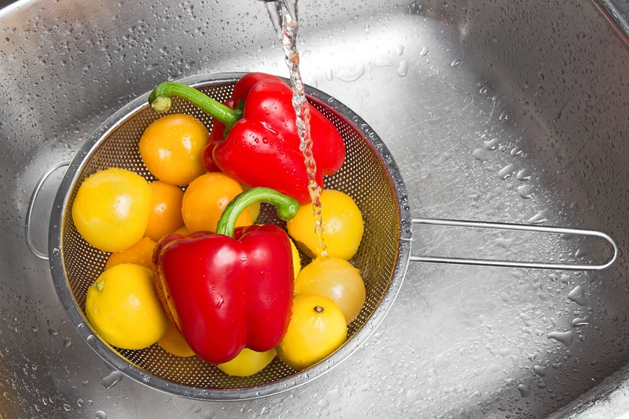Fruits and veggies Cleaned With Tap Water